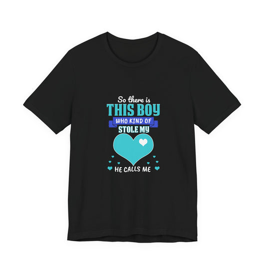 So There Is This Boy T-Shirt Personalized Grandma