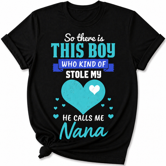 Personalized Grandma Shirt – Custom Nana Mimi Gigi Name T-Shirt Gift for Grandma