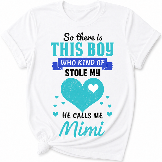 Personalized Grandma Shirt – Custom Nana Mimi Gigi Name T-Shirt Gift for Grandma