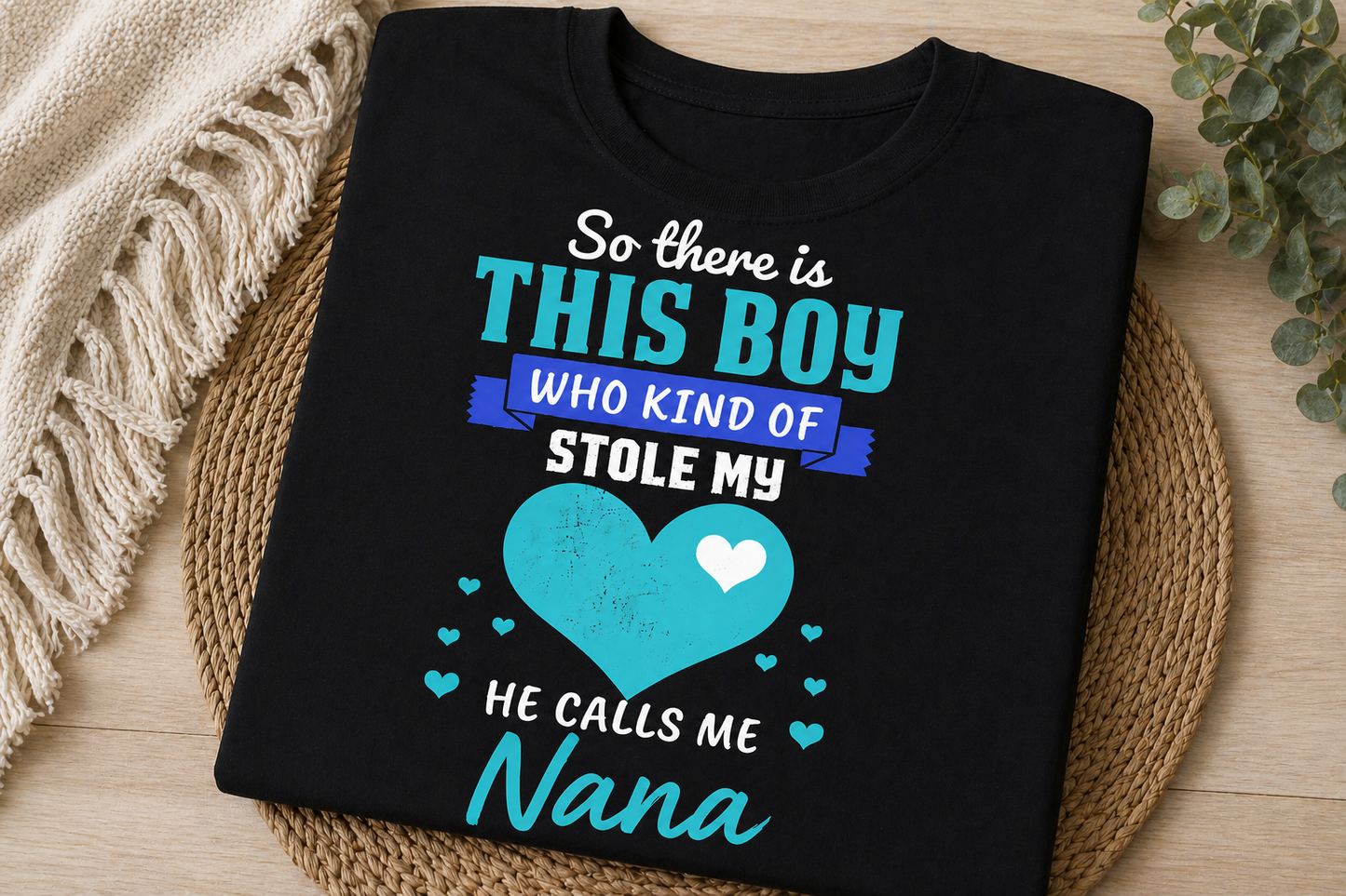 Personalized Grandma Shirt – Custom Nana Mimi Gigi Name T-Shirt Gift for Grandma