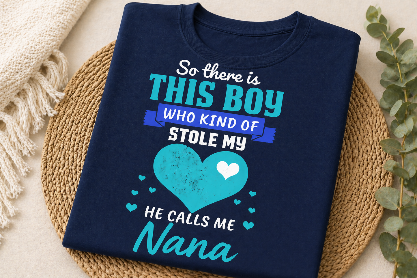 Personalized Grandma Shirt – Custom Nana Mimi Gigi Name T-Shirt Gift for Grandma
