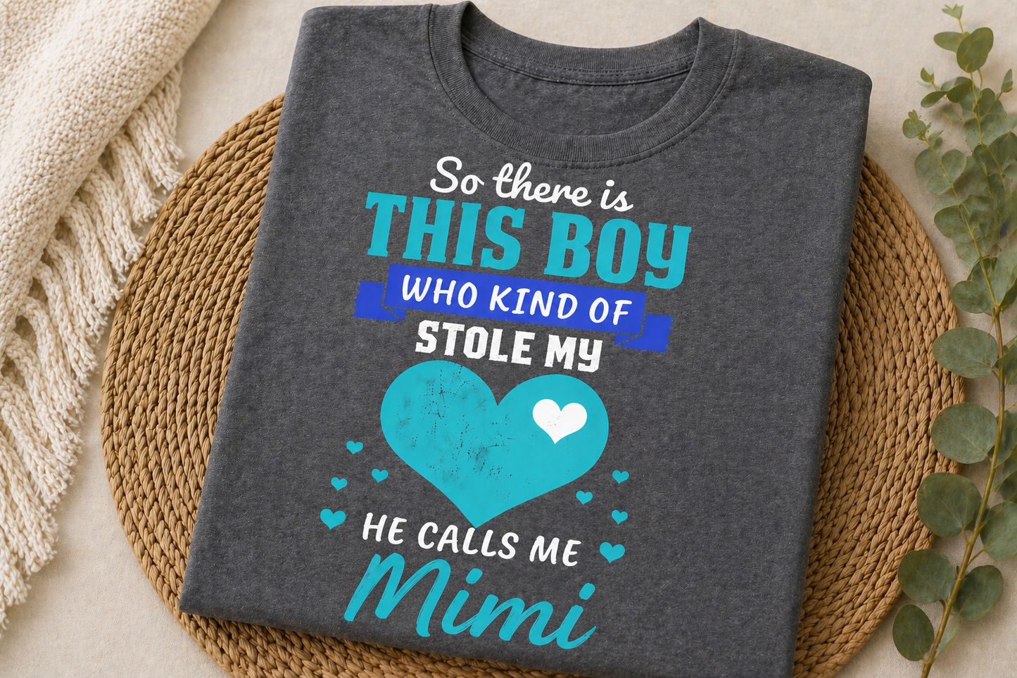 Personalized Grandma Shirt – Custom Nana Mimi Gigi Name T-Shirt Gift for Grandma
